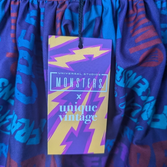 Vintage Monster Movie Title Skirt - Picture 3 of 4
